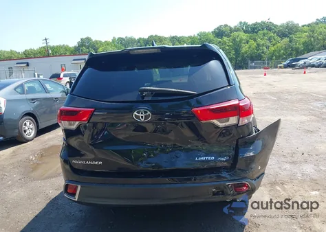 2018 Toyota Highlander Limited from USA, damaged, VIN 5TDDZRFH6JS839240